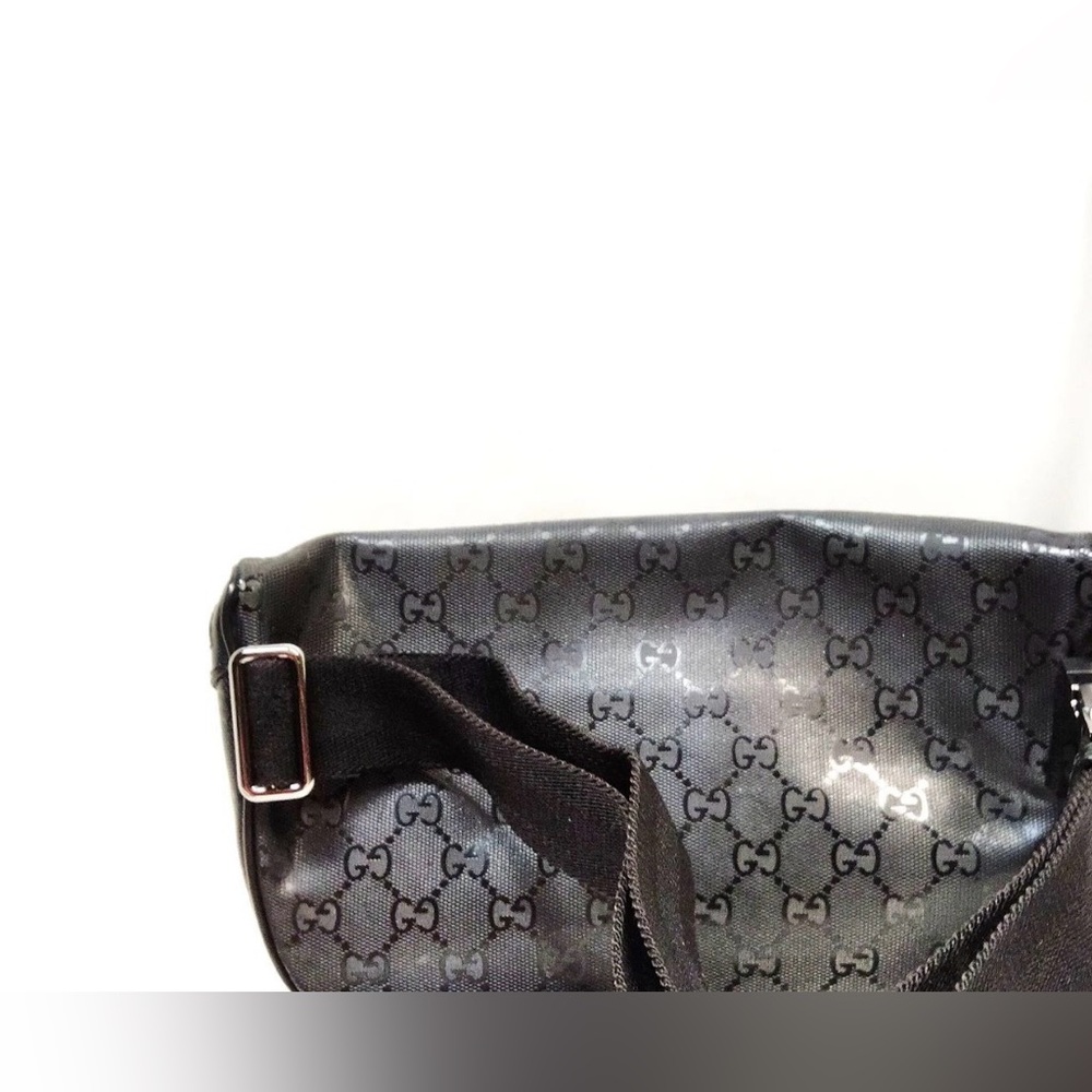 Gucci Black Monogram Belt Bag - Picture 6 of 13